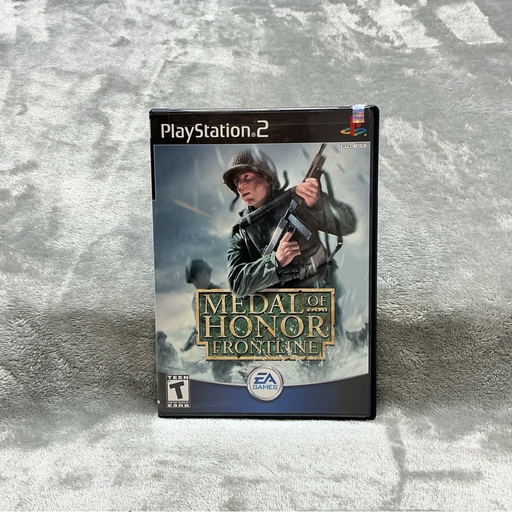 Medal of Honor: Frontline (Sony PlayStation 2, 2002) manual included War Combat